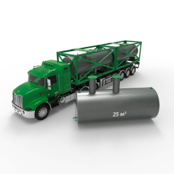 Емкость подземная стальная ЕП 25 кубов